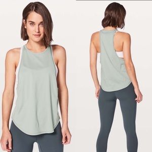 Lululemon Sweat Date Singlet Green size 4